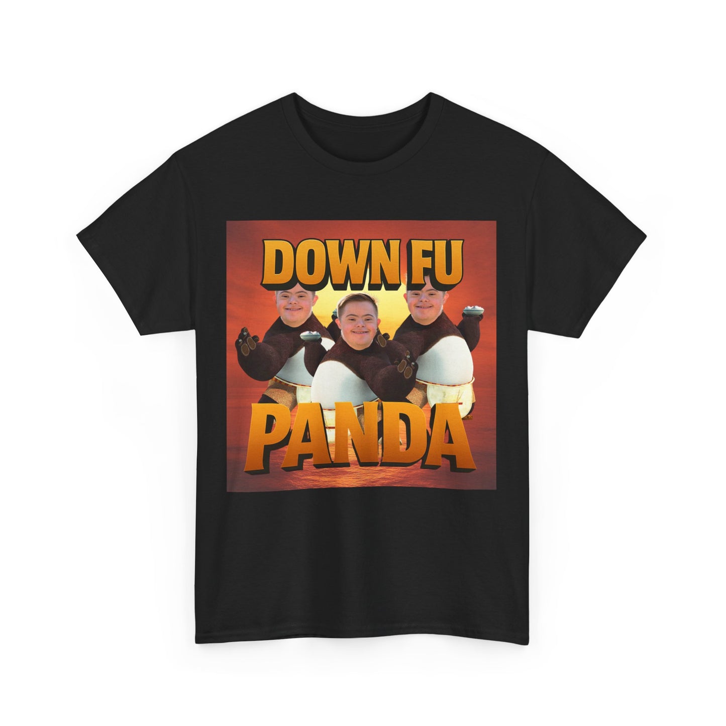 DOWN FU PANDA - T-shirt